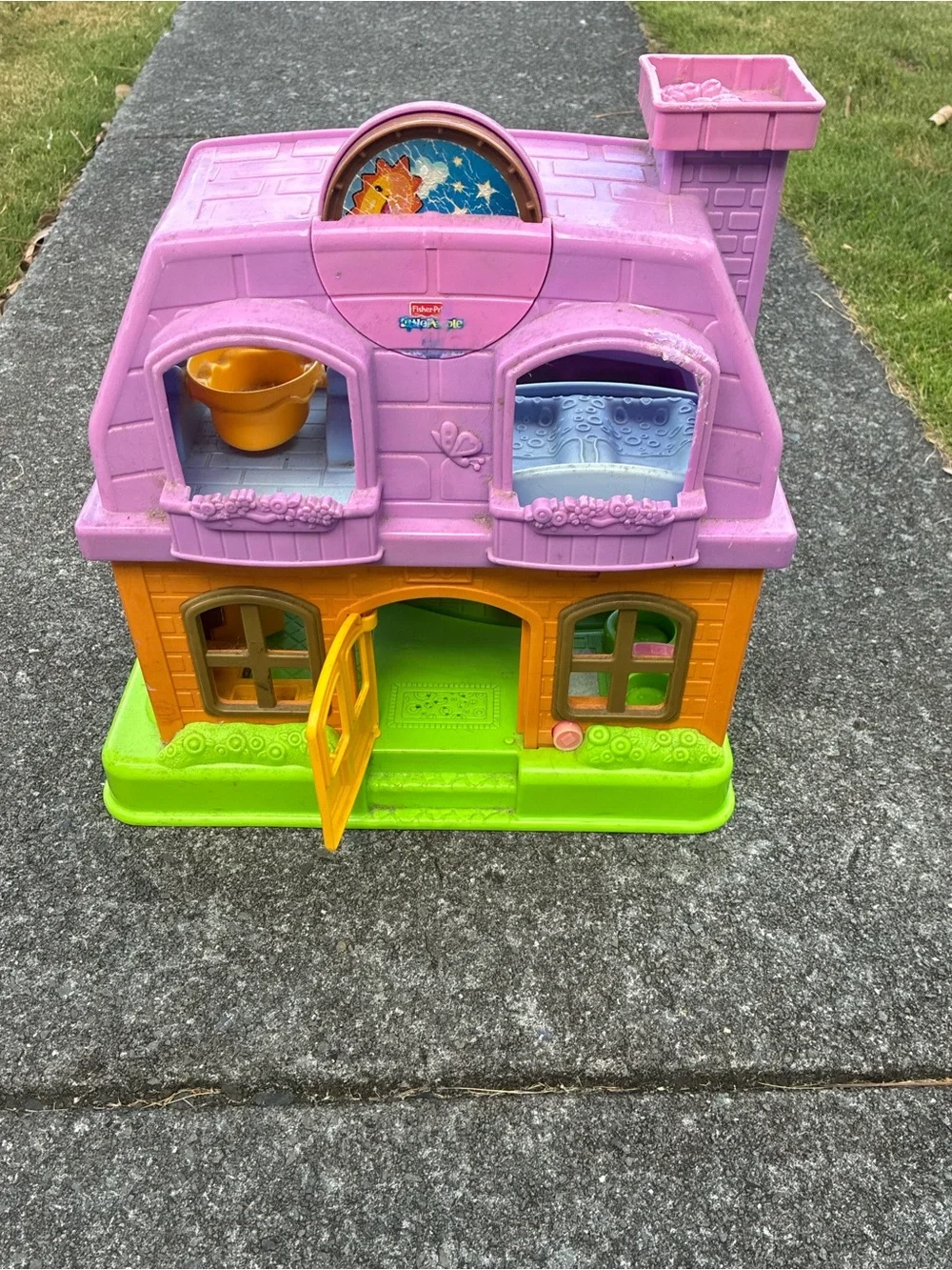 Fisher-Price Purple, Orange and Green Playhouse Toy